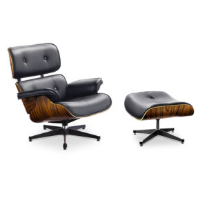 ラウンジチェア＆オットマン レザー ローズウッド材／Charles & Ray Eames - 画像 (6)