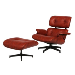 ラウンジチェア&オットマン ヴィンテージレザー/Charles & Ray Eames
