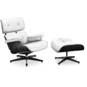 ラウンジチェア＆オットマン レザー 黒塗装木材／Charles & Ray Eames - 画像 (10)