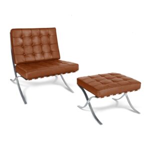 バルセロナ チェア&オットマン バウハウス (複製)