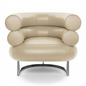 ビバンダム アームチェア レザー／Eileen Gray - 画像 (6)