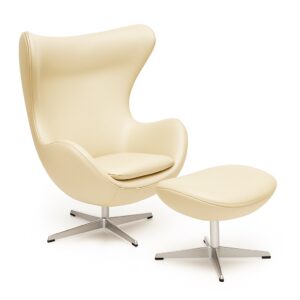 エッグチェア ＆ オットマン レザー／Arne Jacobsen - 画像 (12)