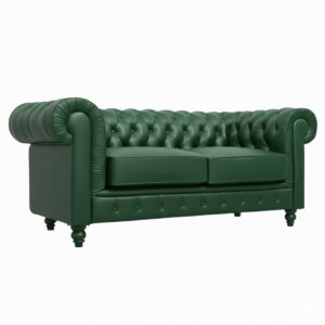 チェスターフィールドソファ 2人掛け - 画像 (5)