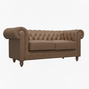 チェスターフィールドソファ 2人掛け - 画像 (12)