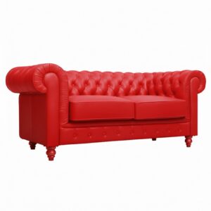 チェスターフィールドソファ 2人掛け - 画像 (11)