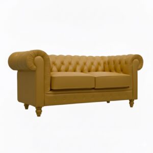 チェスターフィールドソファ 2人掛け - 画像 (10)