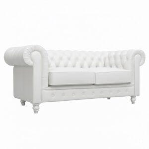 チェスターフィールドソファ 2人掛け - 画像 (9)