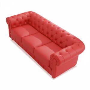 チェスターフィールドソファ 3人掛け - 画像 (9)