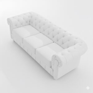 チェスターフィールドソファ 3人掛け - 画像 (7)