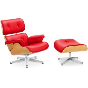 ラウンジチェア&オットマン レザー オーク材/Charles & Ray Eames - 画像 (12)